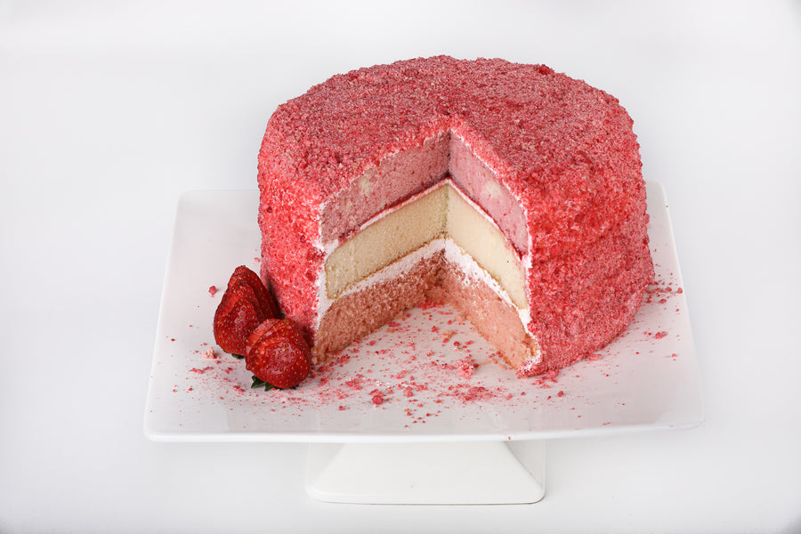 Strawberry Shortcake Cake - Lucki's Gourmet